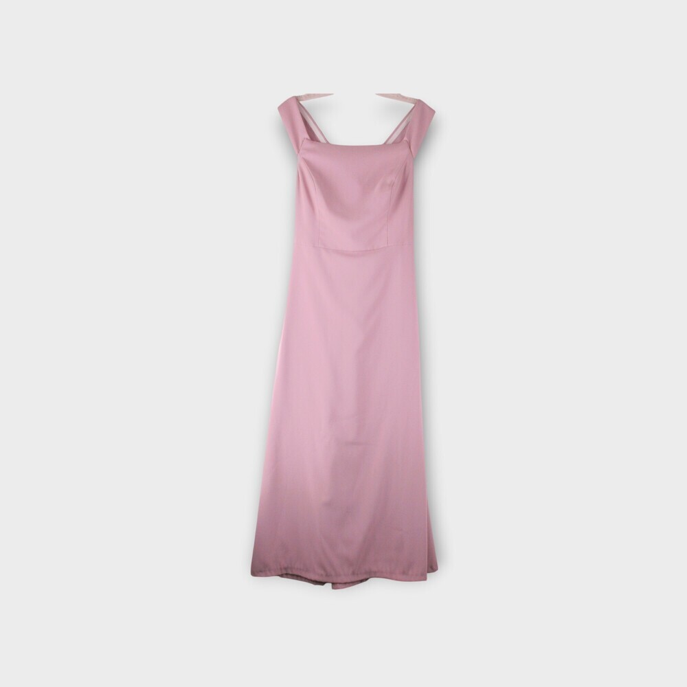 Dressy Collection Suede Rose Long Formal Gown Size 18 Bridesmaid Floor Length